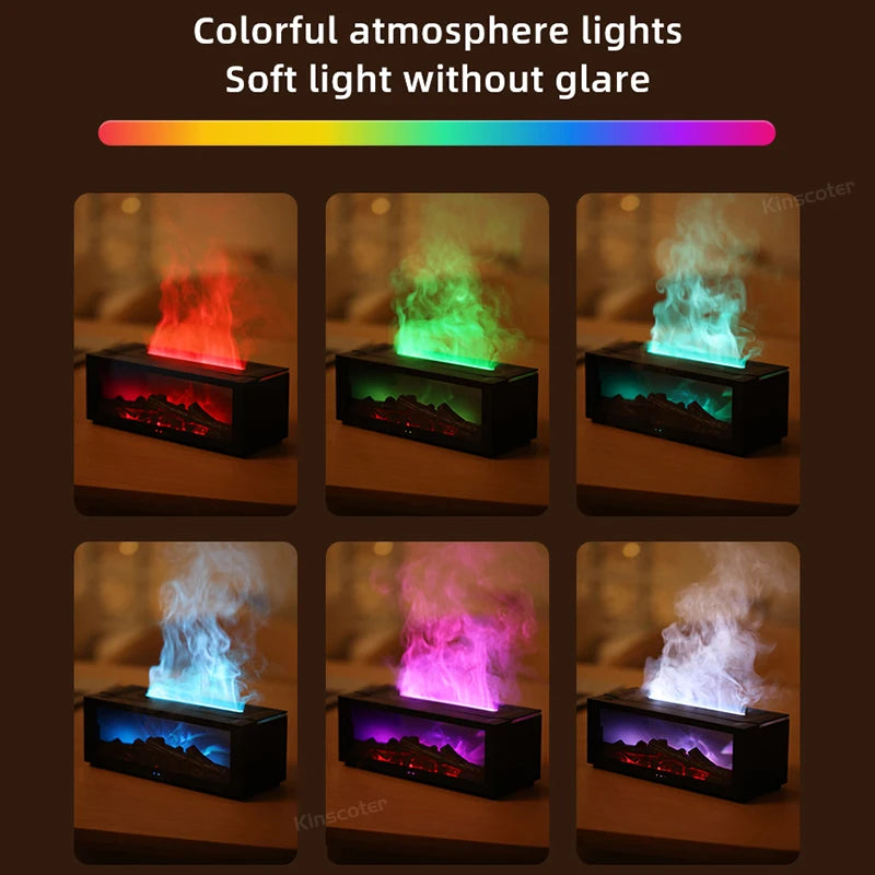 New Flame Fireplace Aroma Diffuser Air Humidifier with remote control