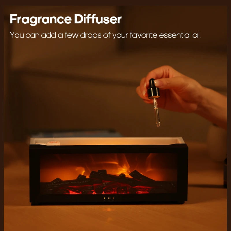 New Flame Fireplace Aroma Diffuser Air Humidifier with remote control